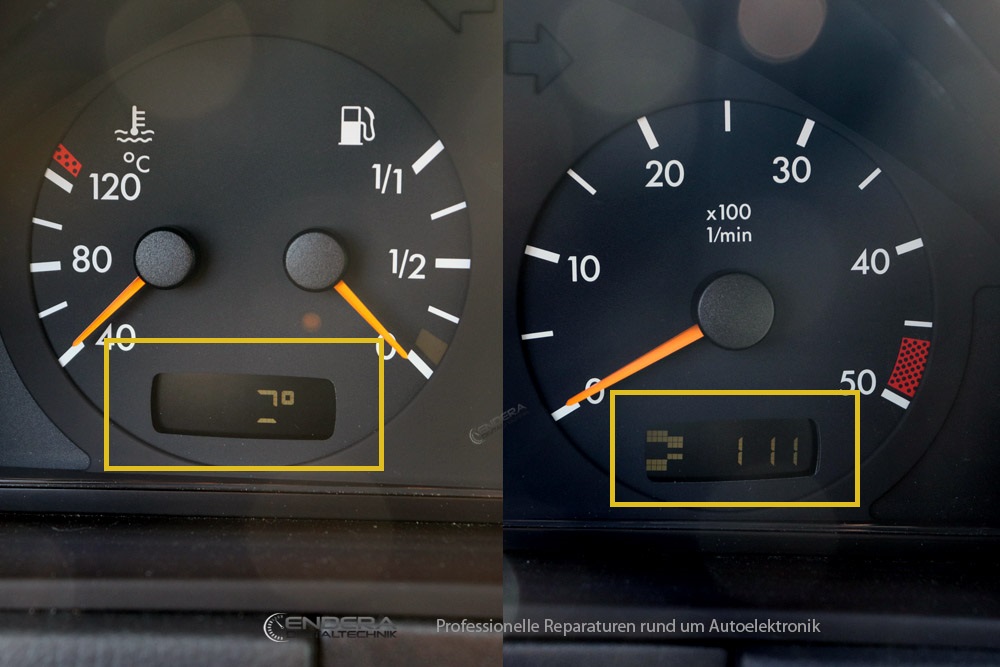 Pixelfehler Reparatur Mercedes W210